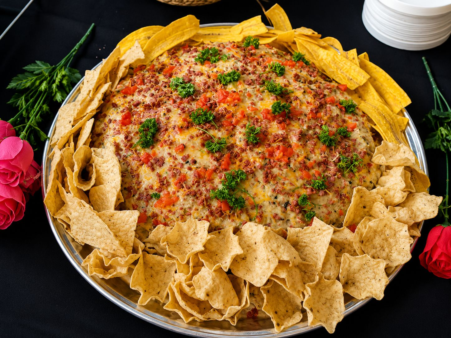 Dips y totopos